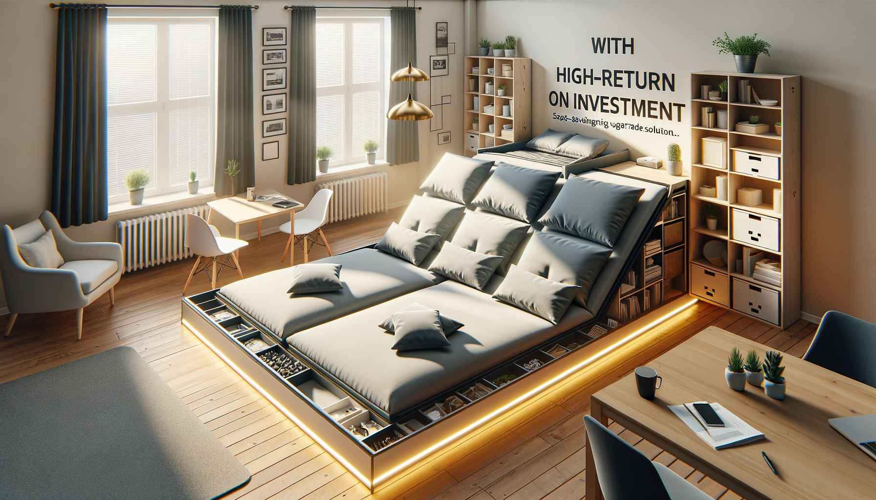 Exploring High-ROI Home Renovation Ideas with Multi-Use Lounger Beds and Space-Saving Upgrade Solutions