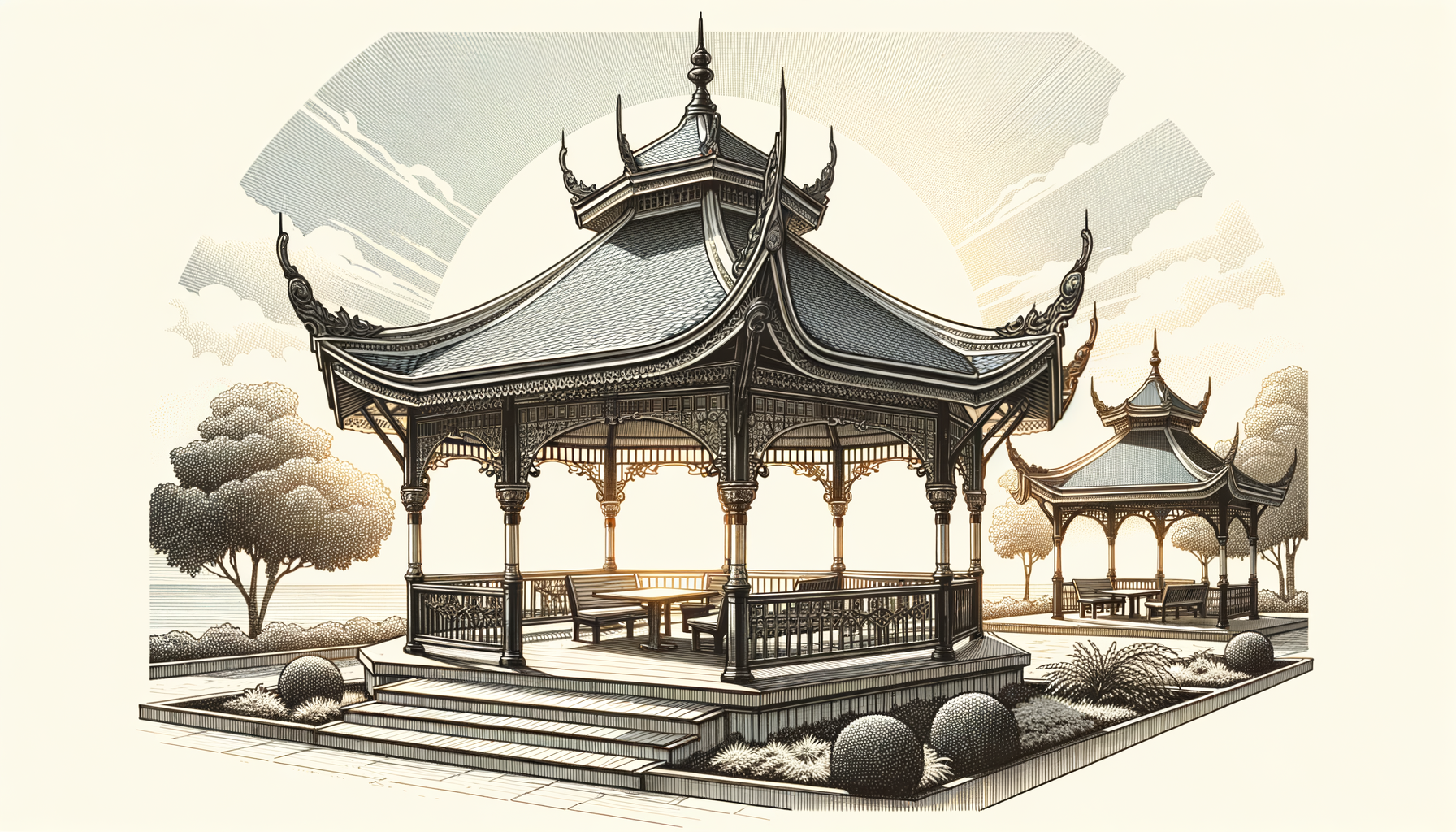 Exploring Roofing Services for Outdoor Structures — Custom Gazebo Roofs by Licensed Contractors