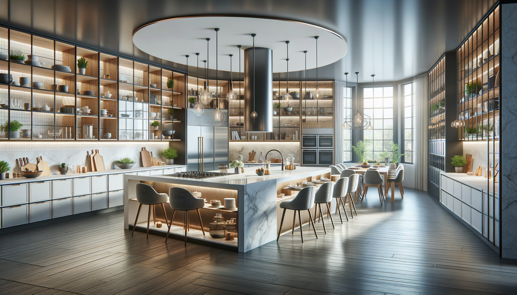 Exploring Custom Kitchen Design Service Options — Including Integrated Dining Areas, Islands, and Built-In Tables