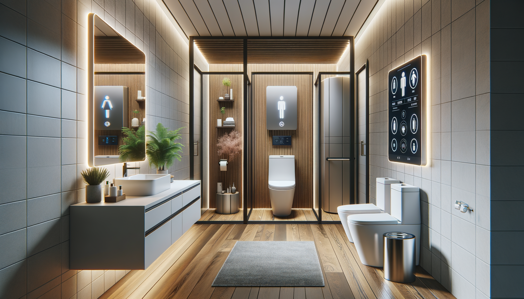 Exploring Smart Toilet Options with Restroom Partition Solutions for Home Improvement