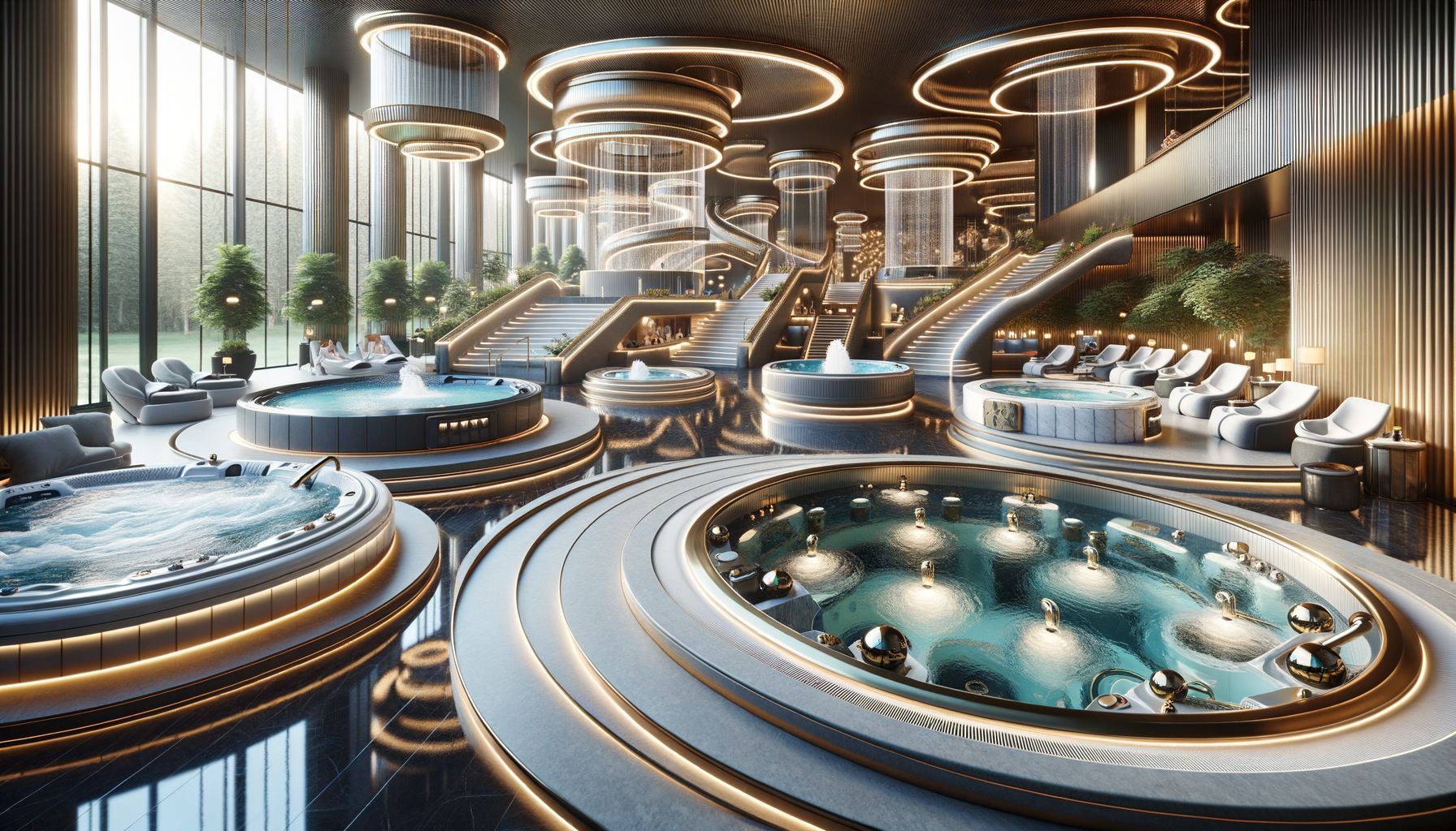Exploring Commercial full spectrum jacuzzi Options: High-End Luxury for Business or Spa