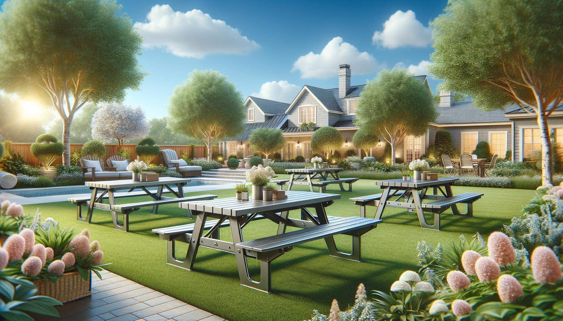 Exploring Home Improvement Solutions — Upgrade Outdoor Spaces with Metal Commercial Picnic Tables
