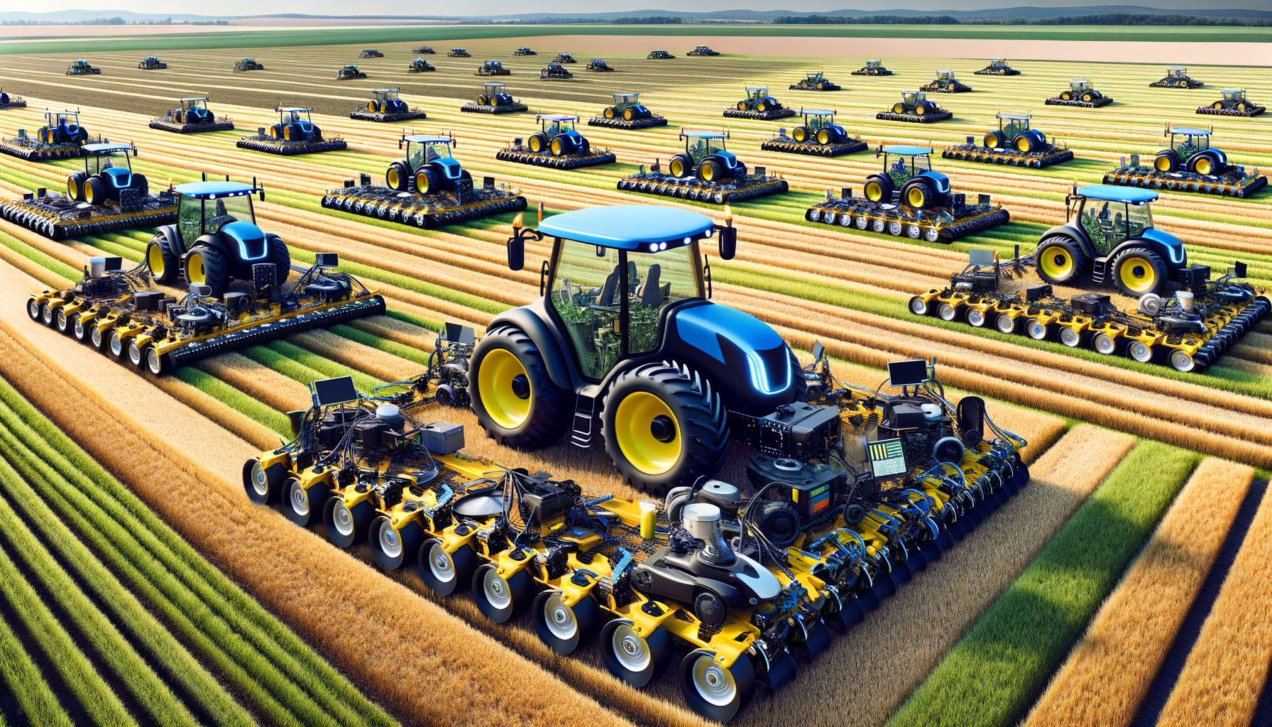 Exploring Farm Equipment Innovations: Self-Driving Mowing Mini Tractors for Efficient Land Management