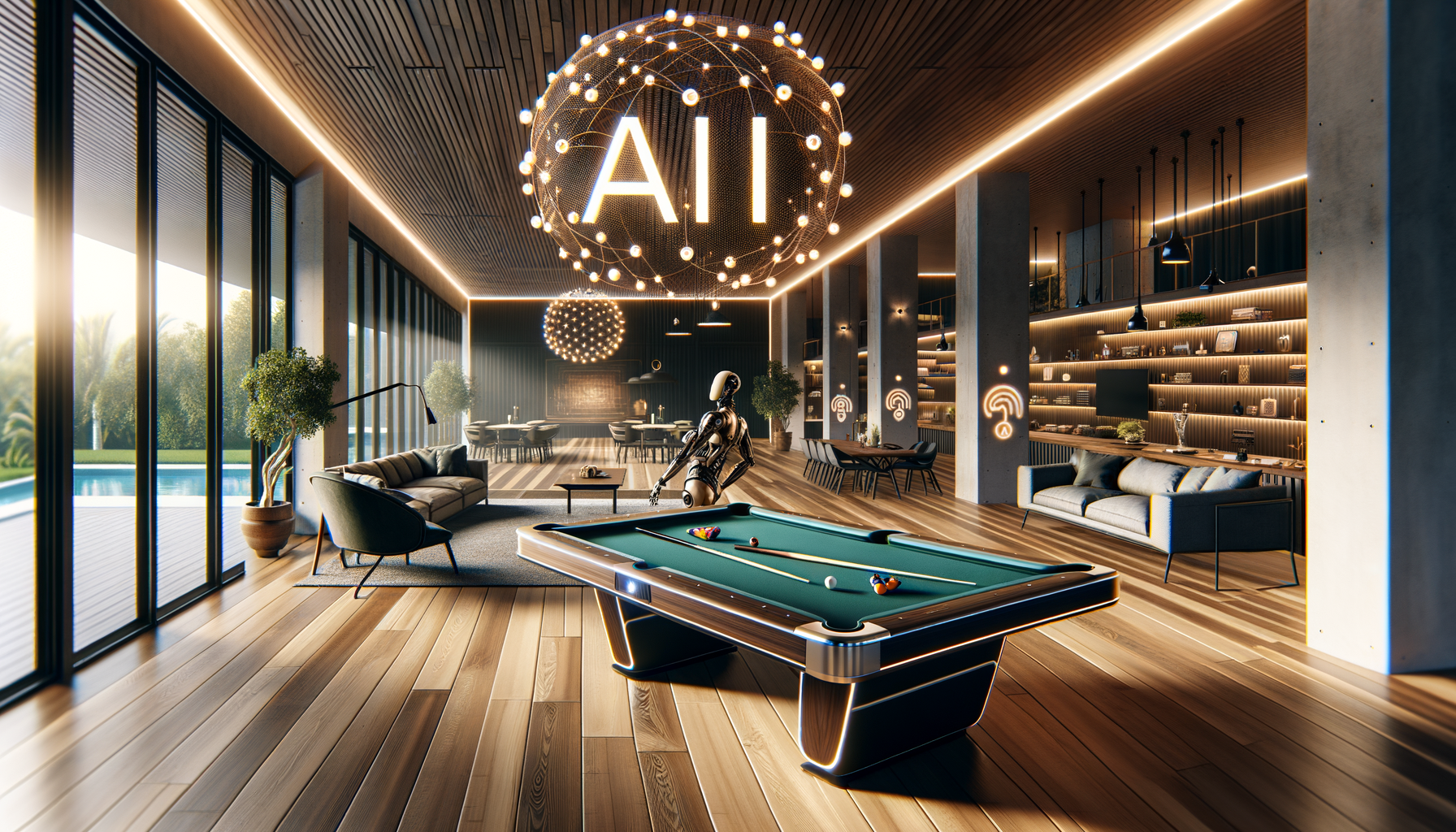 Exploring AI-Driven Interior Design Solutions for Pool Tables: A Perfect Match for Modern Home Spaces